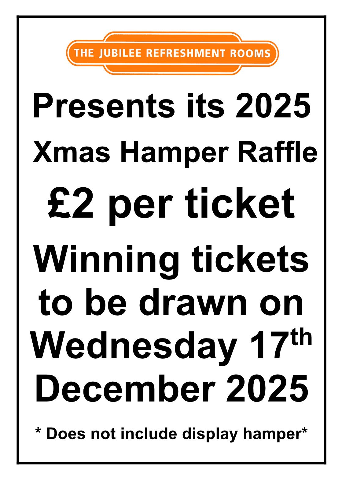 2025 Xmas Hamper Flyer