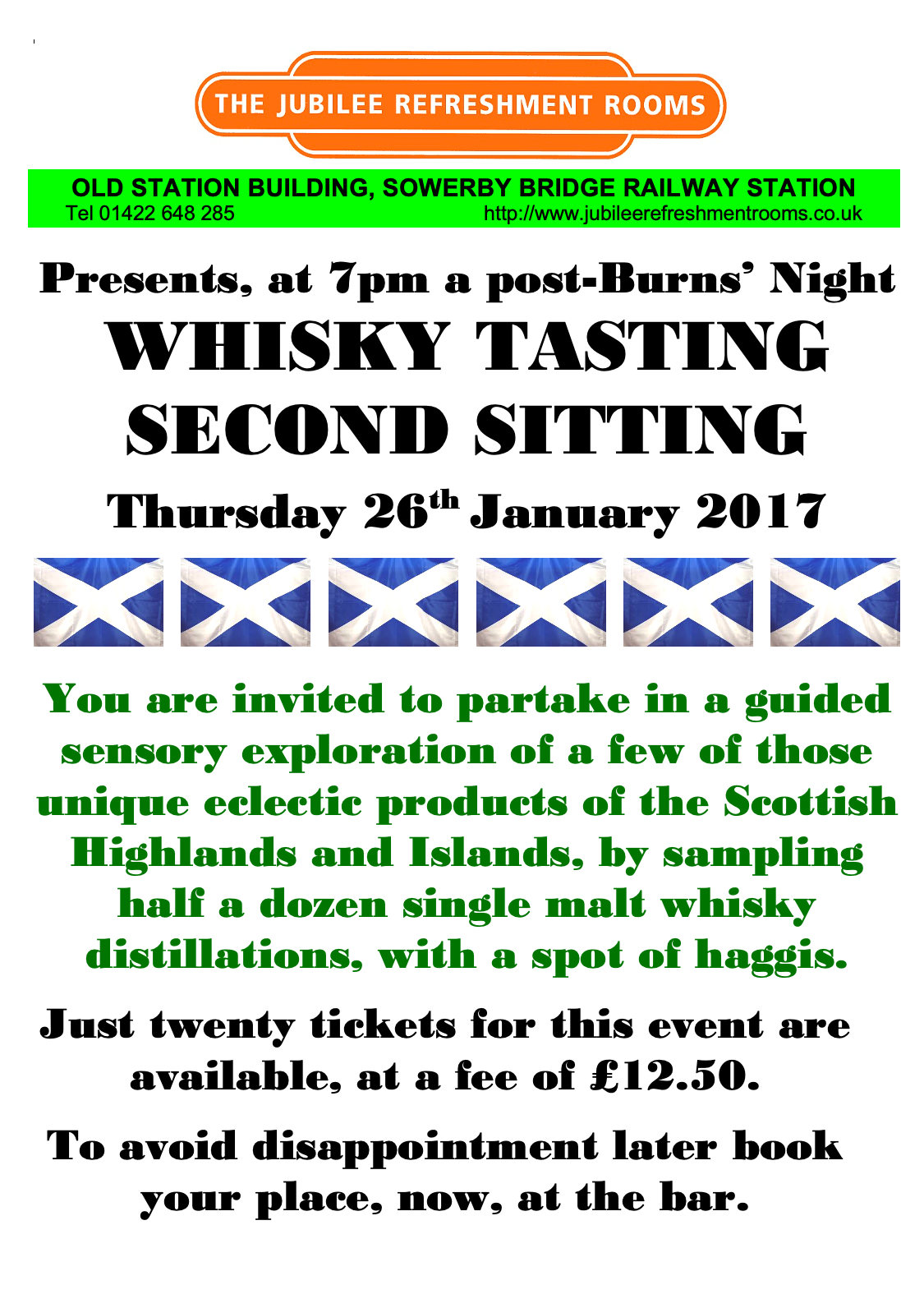 2017 Jan 26 Whisky Second Sitting