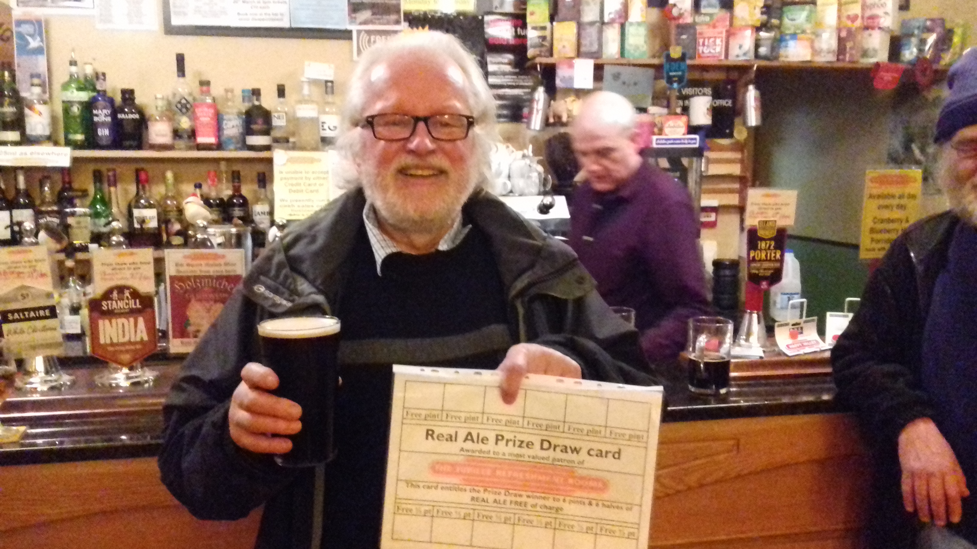 Real Ale Prize Winner Winter 2018 - Keith