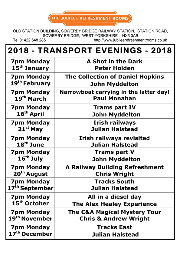 2018 Transport Evenings