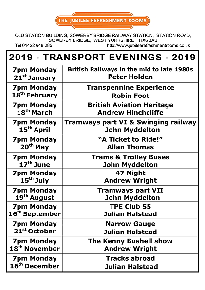 2019 Transport Evenings