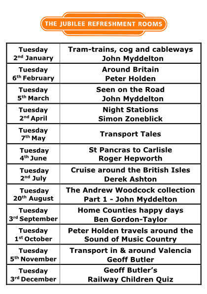 2024 JRR Transport Events - Programme