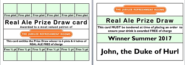 Real Ale PRIZE Summer 2017