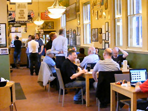 JRR Bar with customers