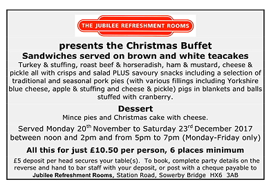 Christmas Buffet 2017