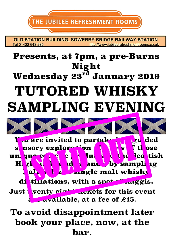 Whisky Night 23 January 2019