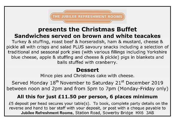 Christmas Booking 2019