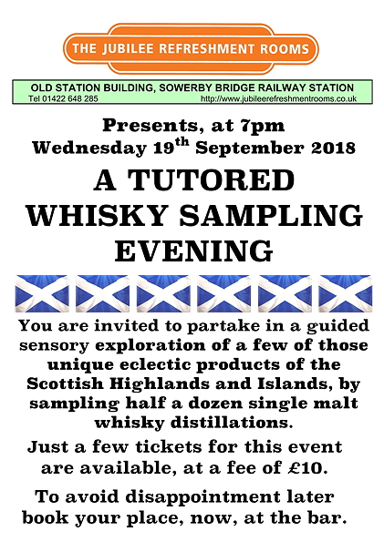 Whisky Nights - September 19th 2018