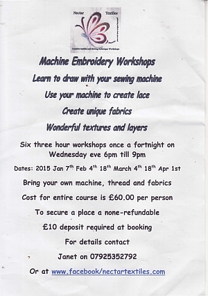 Embroidery Workshops