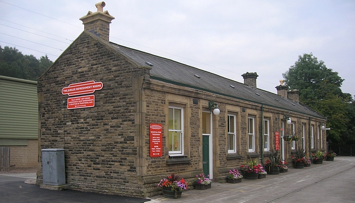 Jubilee Refreshment Rooms from the platform