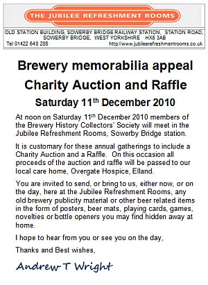 Brewery Memorabilia Appeal