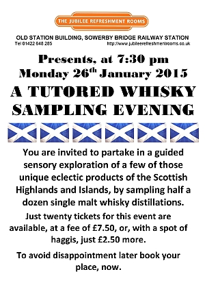 Whisky Night January 2015