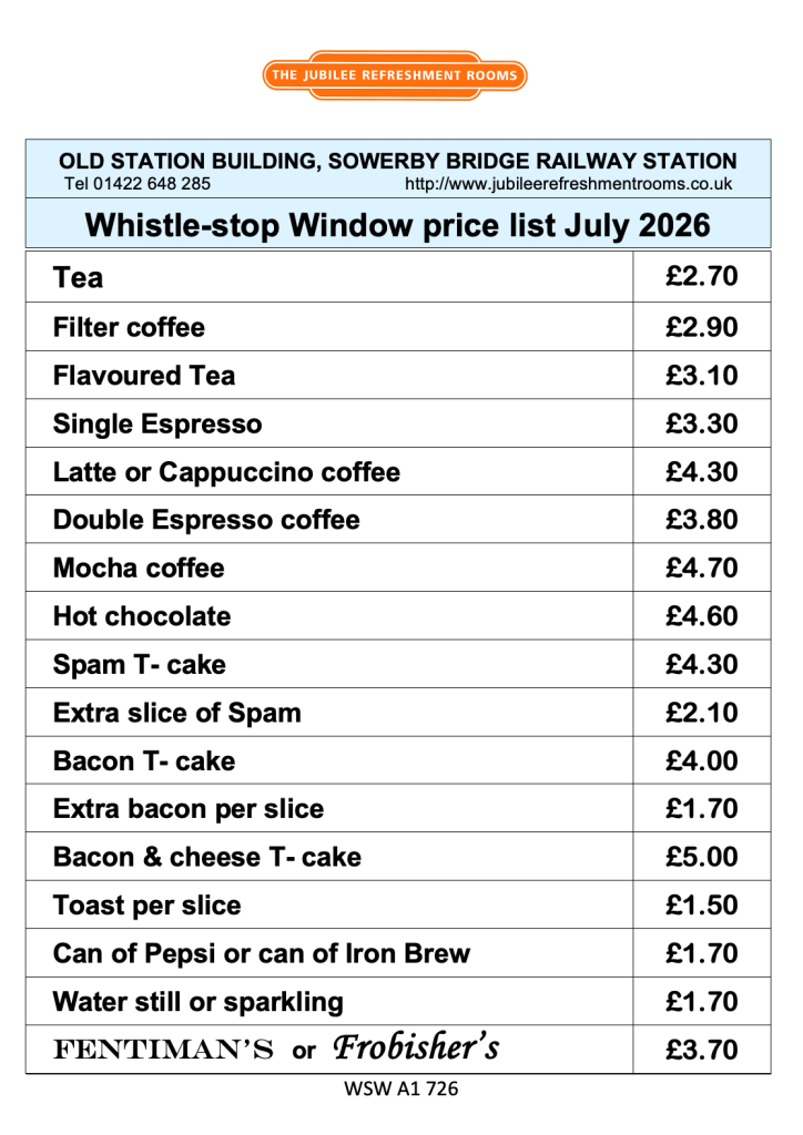 Whistle-stop Window prices